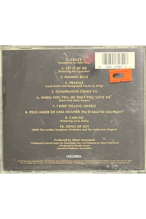 (Müzik CDsidir Plak Değildir) CD Julio Iglesias Crazy CD