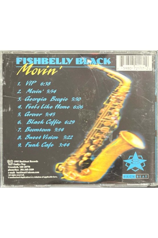 (Müzik CDsidir Plak Değildir) CD Fishbelly Black Movin CD