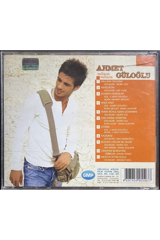 (Müzik CDsidir Plak Değildir) CD Ahmet Güloğlu Sallana Sallana CD