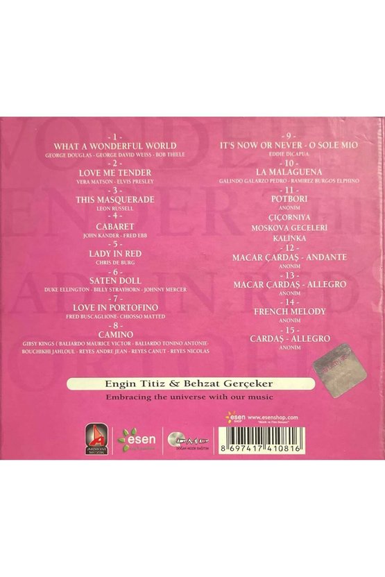 (Müzik CDsidir Plak Değildir) CD Enbe Orkestrası Enbe Orkestrası CD