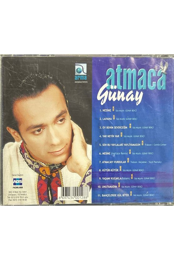 (Müzik CDsidir Plak Değildir) CD Günay Atmaca Günay CD