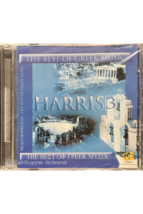 (Müzik CDsidir Plak Değildir) CD Harris 3 The Best Of Greek Music CD