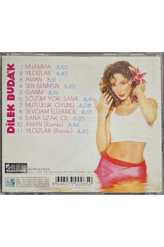 (Müzik CDsidir Plak Değildir) CD Dilek Budak Canım CD