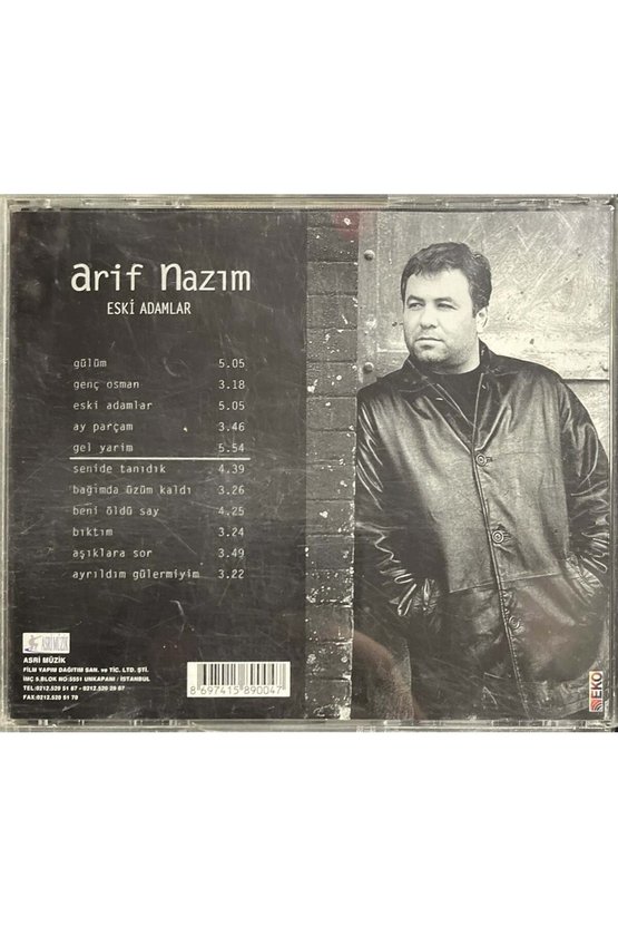(Müzik CDsidir Plak Değildir) CD Arif Nazım Eski Adamlar CD