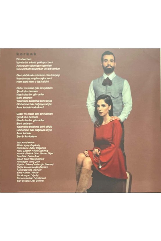 (Müzik CDsidir Plak Değildir) CD Aslı Demirer Gökhan Türkmen Korkak CD