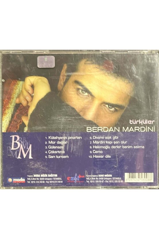 (Müzik CDsidir Plak Değildir) CD Berdan Mardini Türküler CD