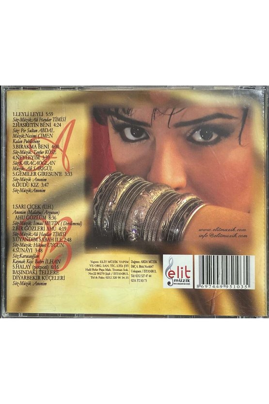 (Müzik CDsidir Plak Değildir) CD Ebru Kayhan Leyli Leyli CD