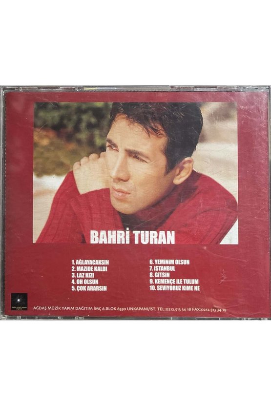 (Müzik CDsidir Plak Değildir) CD Bahri Turan Ağlayacaksın CD