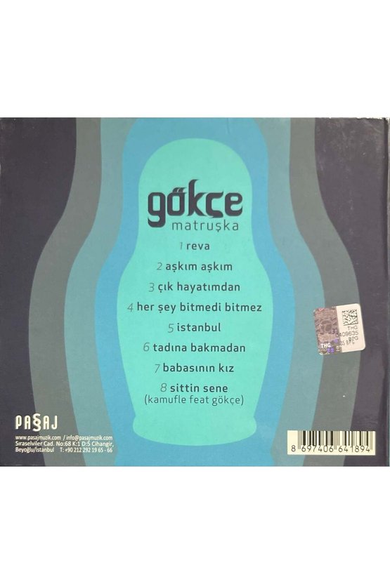 (Müzik CDsidir Plak Değildir) CD Gökçe Matruşka CD
