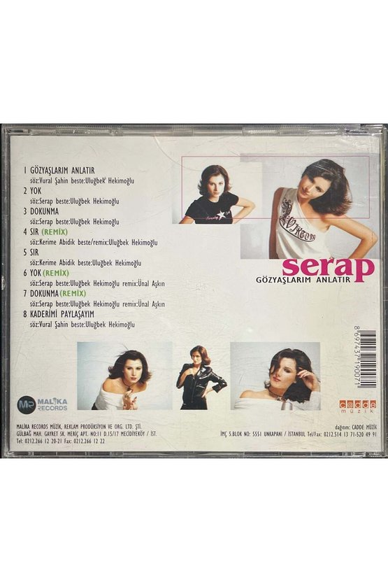(Müzik CDsidir Plak Değildir) CD Serap Gözyaşlarım Anlatır CD