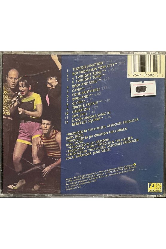 (Plak Değildir CD dir) CD The Best Of The Manhattan Transfer CD