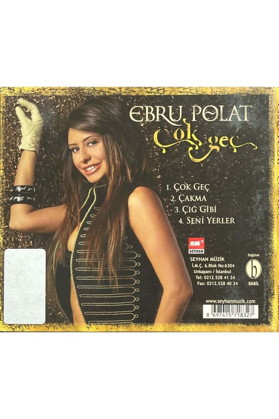 (Plak Değildir CD dir) CD Ebru Polat Çok Geç CD