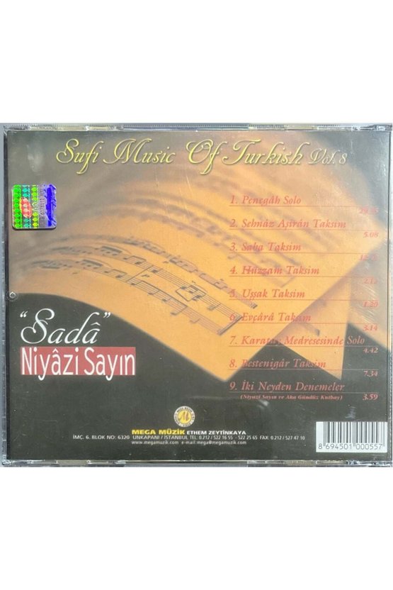 (Plak Değildir CD dir) CD Niyazi Sayın Sada CD