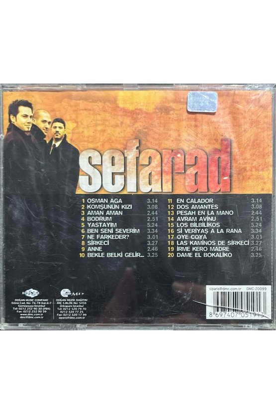 (Plak Değildir CD dir) CD Sefarad Sefarad CD