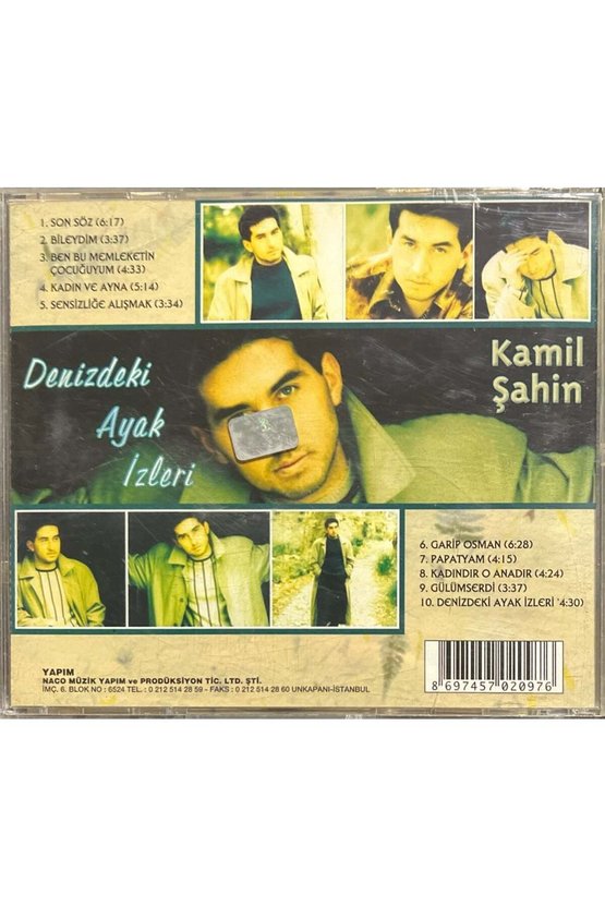 (Plak Değildir CD dir) CD Kamil Şahin Denizdeki Ayak İzleri CD