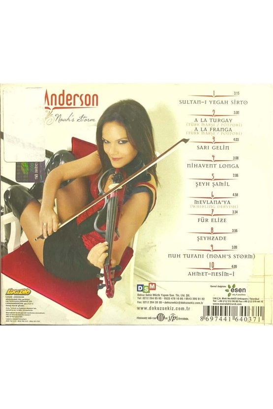 (Plak Değildir CD dir) CD Sihirli Keman Canan Anderson Nuh Tufanı CD