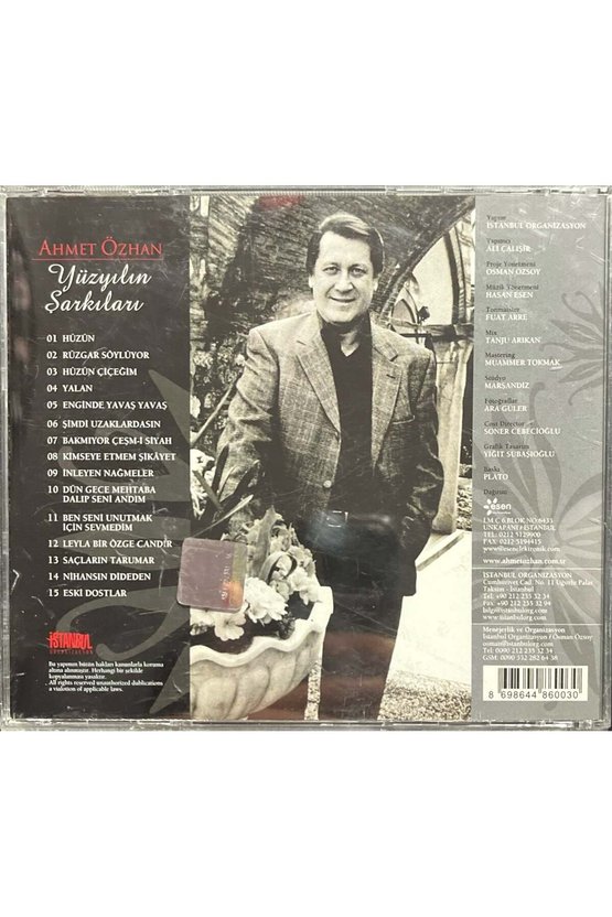(Plak Değildir CD dir) CD Ahmet Özhan Yüzyılın Şarkıları CD