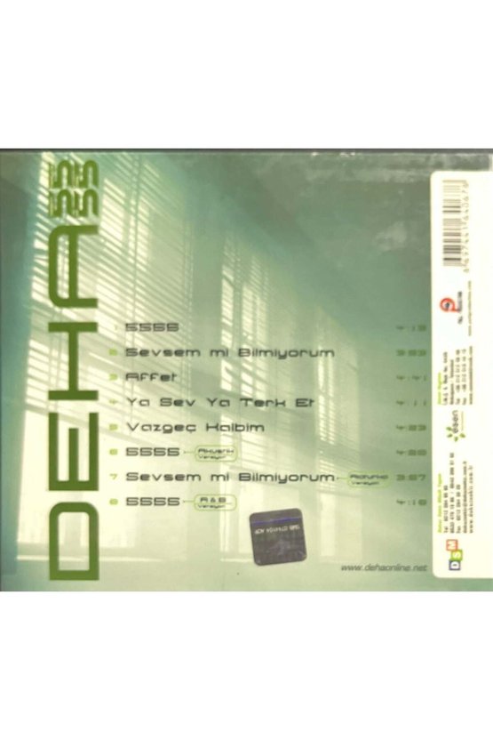 (Plak Değildir CD dir) CD Deha Beşbin Beşyüz Elli Beş CD