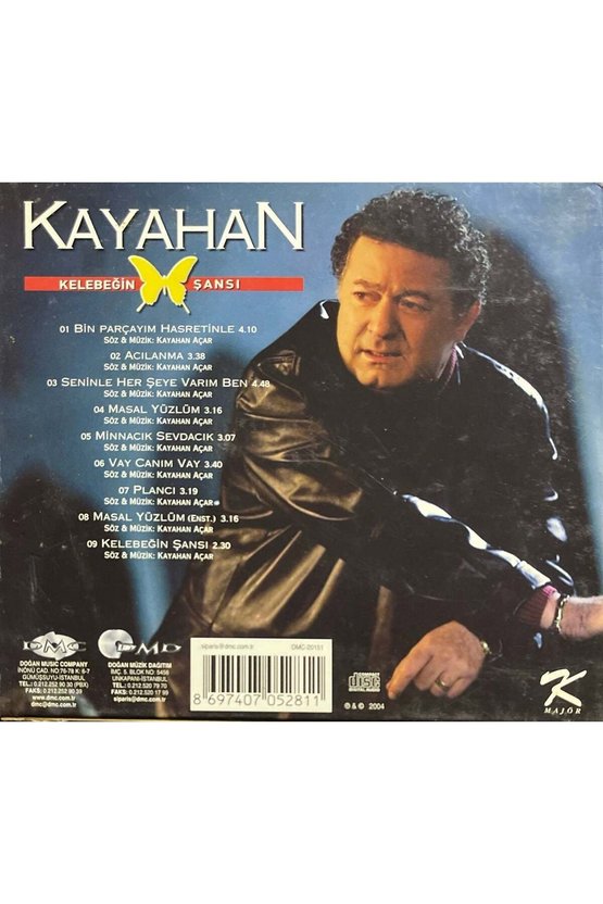 (Plak Değildir CD dir) CD Kayahan Kelebeğin Şansı CD