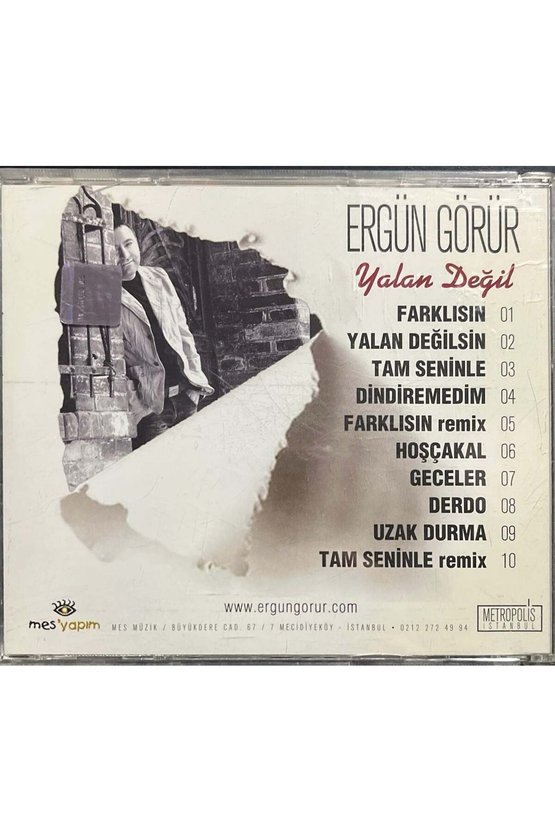 (Plak Değildir CD dir) CD Ergün Görür Yalan Değil CD