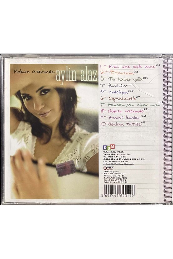 (Plak Değildir CD dir) CD Aylin Alaz Kokun Üzerimde CD