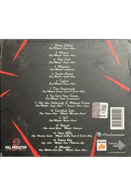 (Plak Değildir CD dir) CD Nükhet Duru - Nükhet Tam Zamanında CD