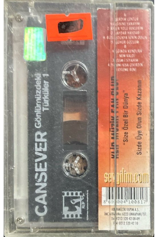 (Plak Değildir KASET tir) Cansever Gölümüzdeki Türküler 1 Kaset