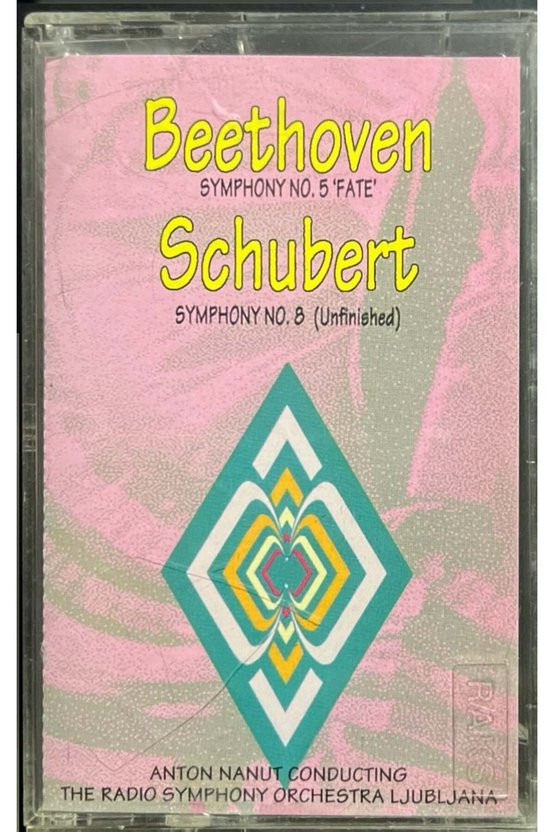 (Plak Değildir KASET tir) Beethoven Schubert Symphony No.5-8 Kaset