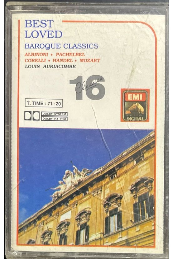 (Plak Değildir KASET tir) Best Loved Baroque Classics 16 Kaset