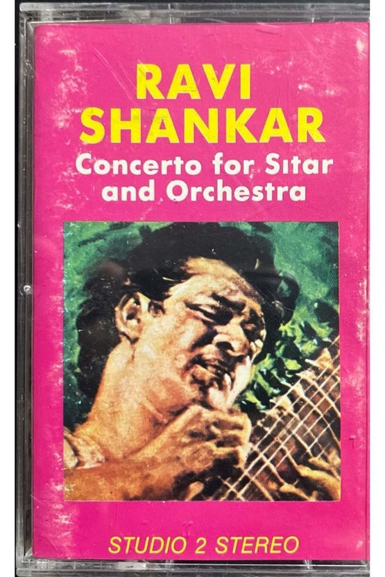 (Plak Değildir KASET tir) Ravi Shankar Concerto For Sitar And Orchestra Kaset