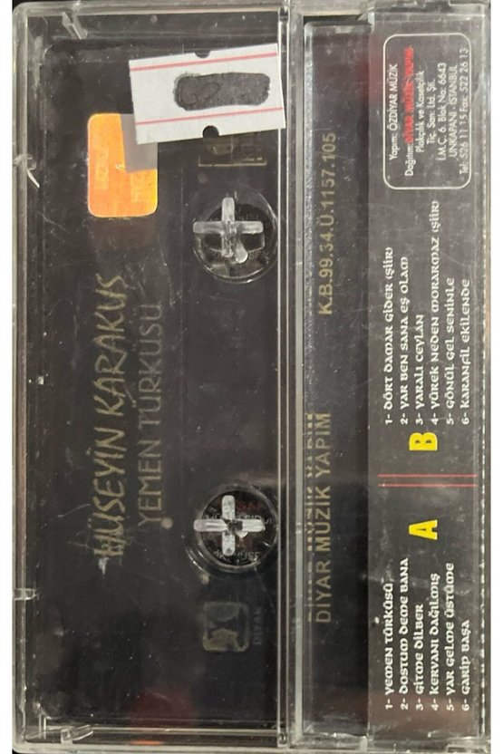 (Plak Değildir KASET tir) Hüseyin Karakuş Yemen Türküsü Kaset