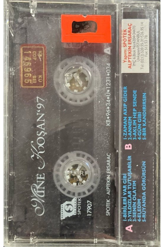 (Plak Değildir KASET tir) Mine Koşan 97 Kaset