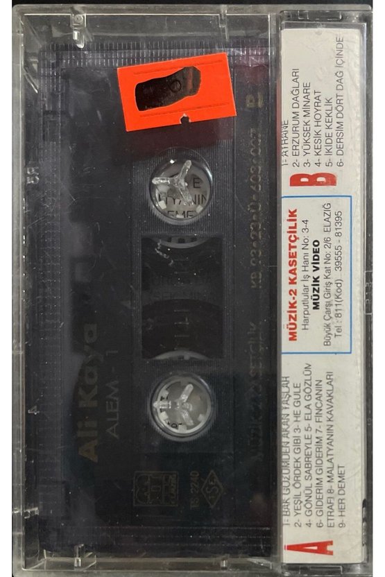 (Plak Değildir KASET tir) Ali Kaya Alem 1 Kaset