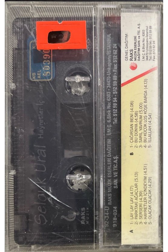 (Plak Değildir KASET tir) Selçuk Ural Hayretler İçindeyim Kaset