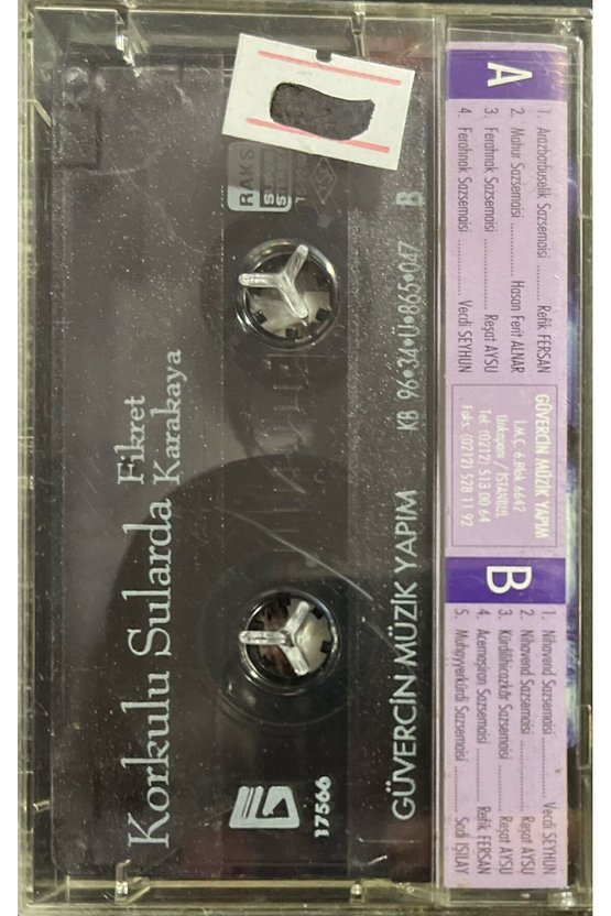 (Plak Değildir KASET tir) Fikret Karakaya Korkulu Sularda Kaset