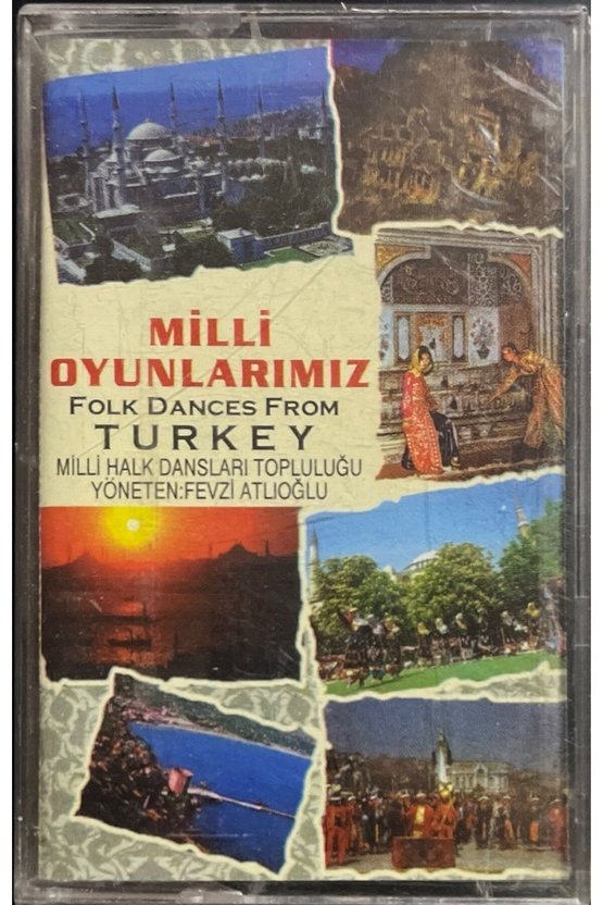 (Plak Değildir KASET tir) Milli Oyunlarımız Folk Dances From Turkey Kaset