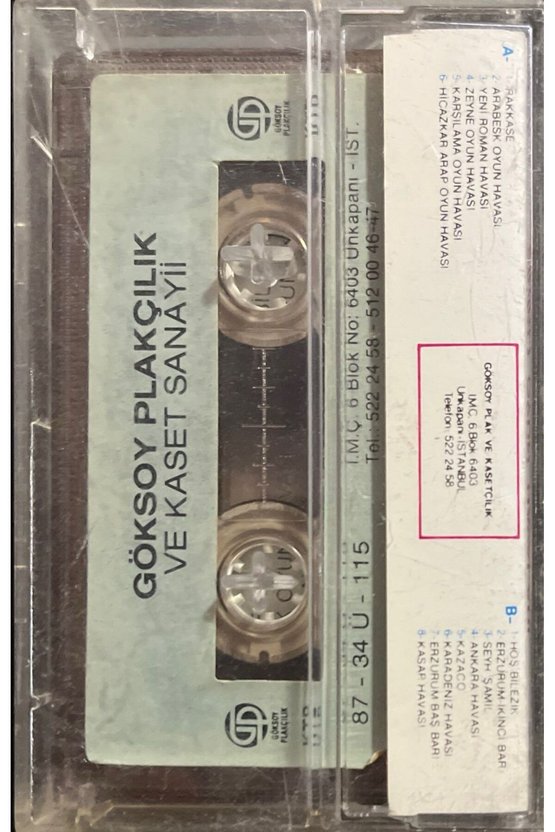 (Plak Değildir KASET tir) Yeni Rakkase İle Sihirli Oyun Havaları Kaset