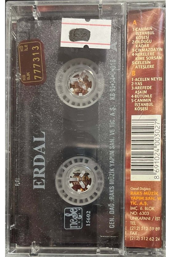 (Plak Değildir KASET tir) Erdal Erdal Kaset
