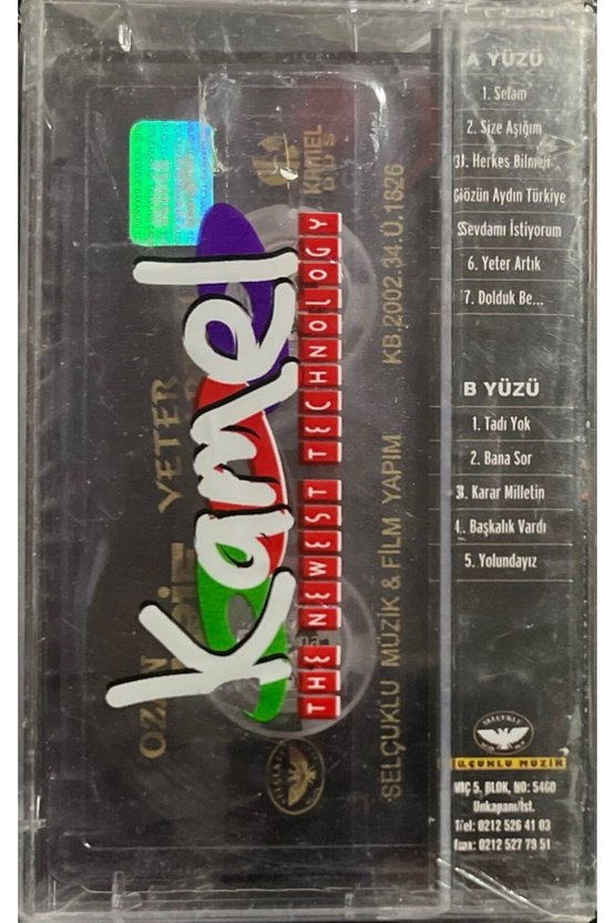 (Plak Değildir KASET tir) Ozan Arif Yeter Artık Açılmamış Jelatininde Kaset