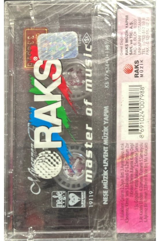 (Plak Değildir KASET tir) Muazzez Ersoy Nostalji 3 Açılmamış Jelatininde Kaset
