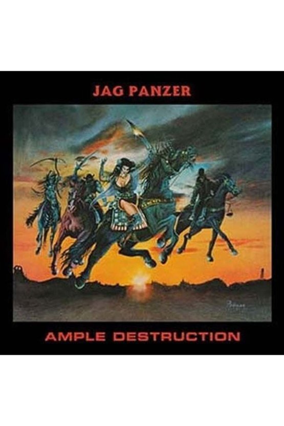 Jag Panzer Ample Destruction - Splatter LP Plak