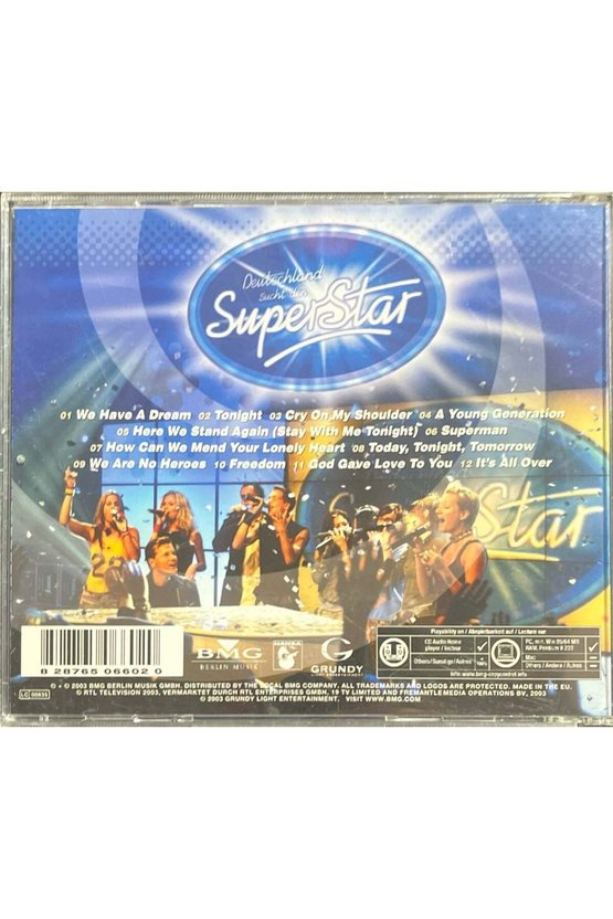 (Plak Değildir CD dir) CD Super Star United CD