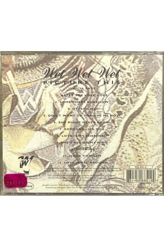 (Plak Değildir CD dir) CD Wet Wet Wet Picture This CD