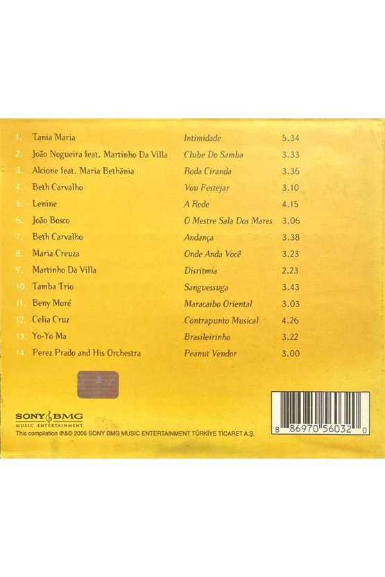 (Plak Değildir CD dir) CD Brazilian Beat CD