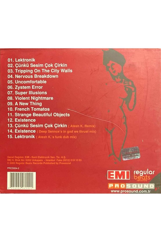 (Plak Değildir CD dir) CD Deep Super Illusions CD