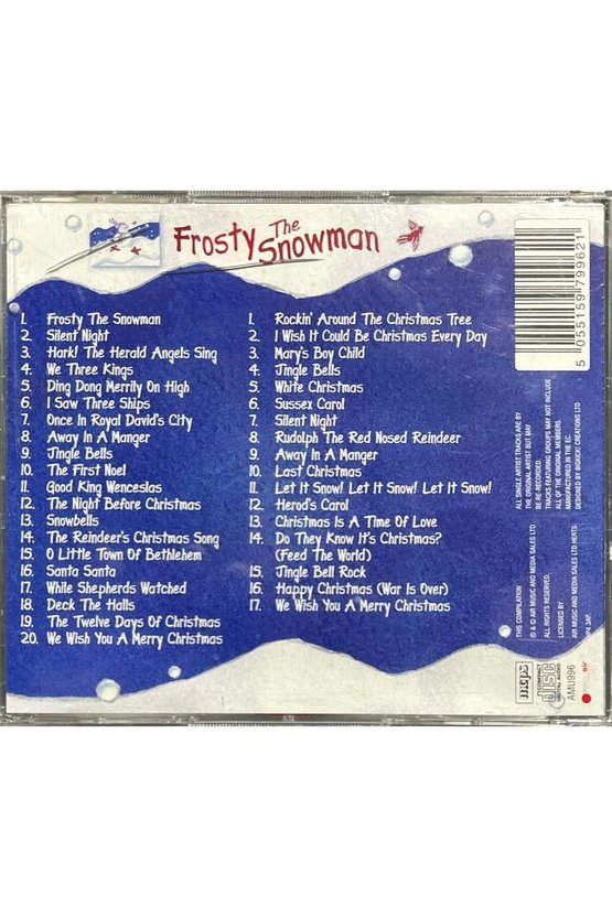 (Plak Değildir CD dir) CD Frosty The Snowman CD