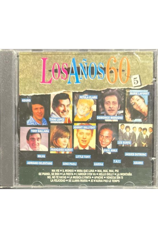 (Plak Değildir CD dir) CD Los Anos 60-5 CD