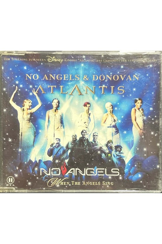 (Plak Değildir CD dir) CD No Angels Donovan Atlantis Maxi Single CD