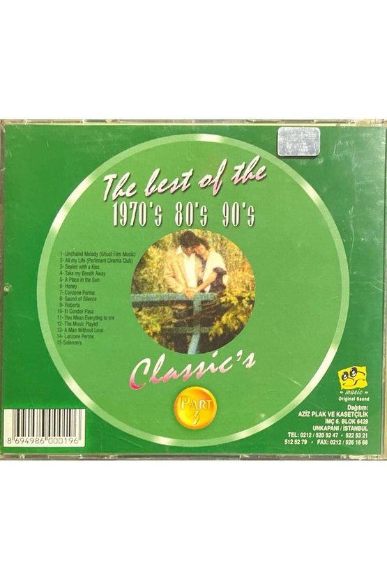 (Plak Değildir CD dir) CD The Best Of The 1960s 70s 80s 90s Part 3 CD
