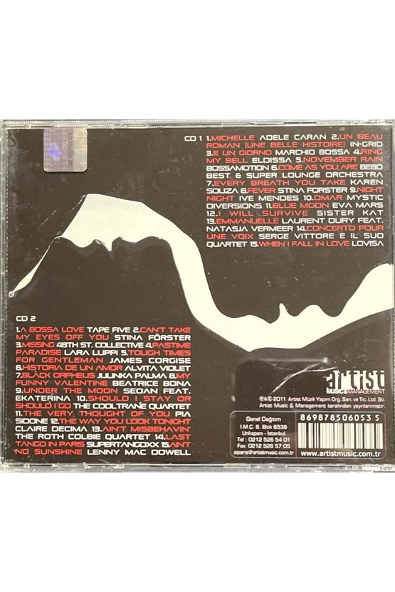 (Plak Değildir CD dir) CD Lounge For Love Double CD
